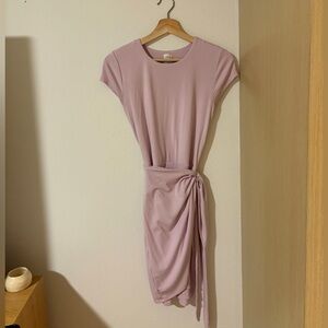Aritzia Wilfred Soft Lilac Mini Dress